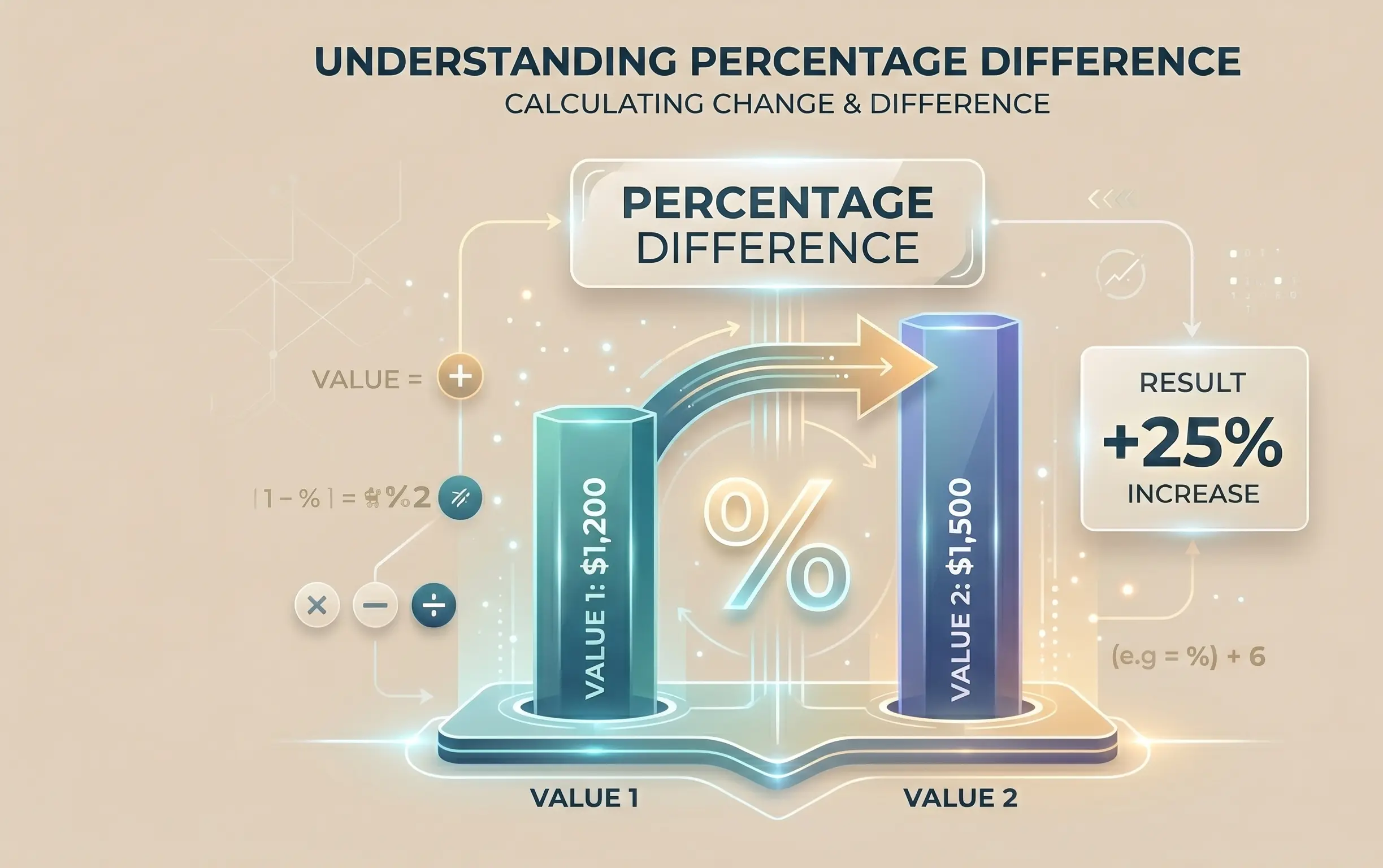 How to Calculate Percentage Difference Between Two Numbers