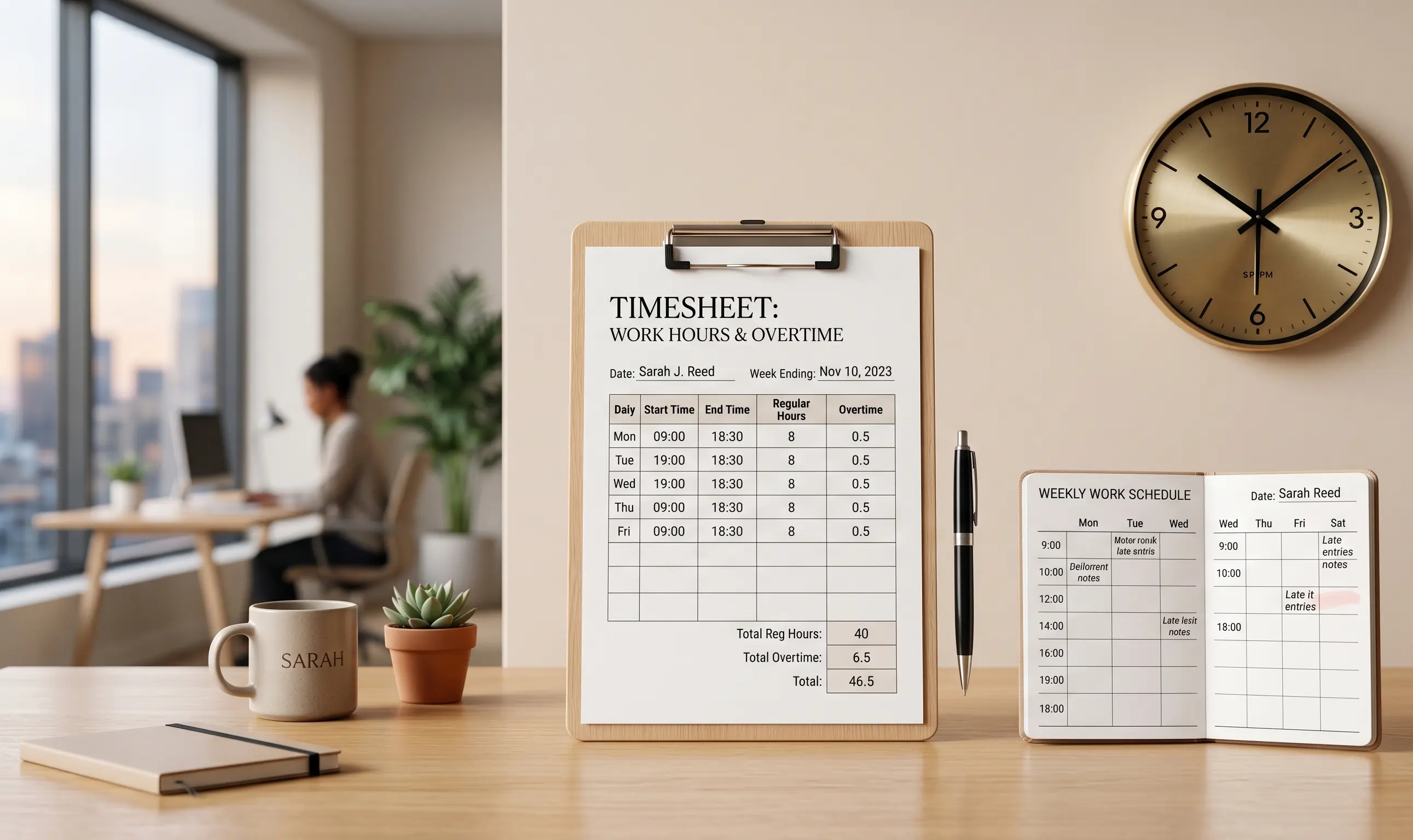 How to Calculate Weekly Work Hours and Daily Overtime