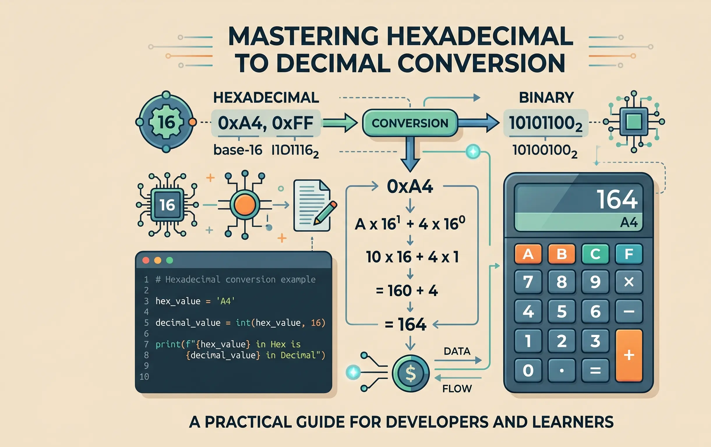 How to Convert Hexadecimal to Decimal Manually - Full Guide